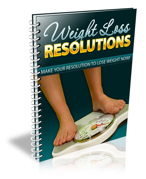 Product picture Weight Loss Resolutions with Master Resell Rights
