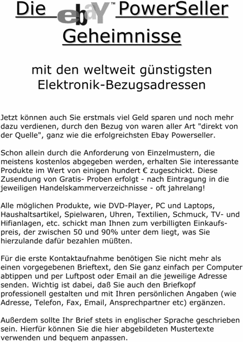 Product picture Ebay PowerSeller Geheimnisse